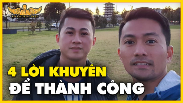 4 Lời Khuyên Để Thành Công từ Michael Tâm Nguyễn | Lò Khởi Nghiệp